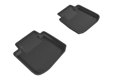 3D MAXpider Kagu 2nd Row Floor Mats For 2015-19 Subaru Legacy - Black - L1SB01321509
