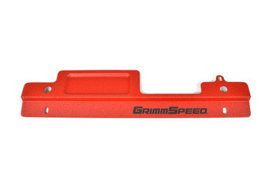 GrimmSpeed 02-07 Subaru Impreza/WRX / 04-07 STI Radiator Shroud w/Tool Tray - Red - 096006