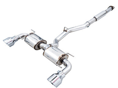 AWE Touring Edition Exhaust for 2013+ Subaru BRZ / 86 / GR86 / FR-S - Chrome Silver Tips - 3015-32486