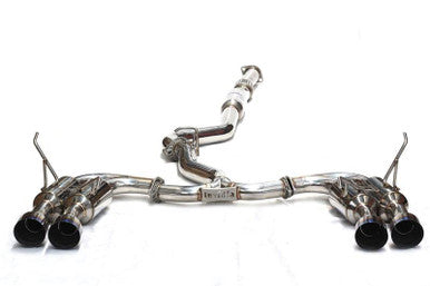 Invidia 08-14 Subaru WRX Hatchback Gemini/R400 Stainless Steel Tip Cat-back Exhaust - HS08ST5GM4SS