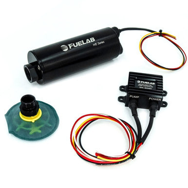Fuelab In-Tank Twin Screw Brushless Fuel Pump Kit w/Remote Mount Controller/65 Micron - 625 LPH - 20814