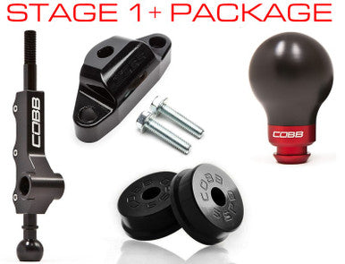 COBB 5MT Stage 1 Drivetrain Package For 2008-14 Subaru WRX, 05-09 LGT & OBXT, 06-08 FXT - Stealth Black - 214X01P-BK