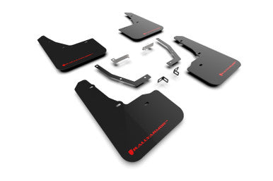 Rally Armor 25-26 Subaru Forester & Hybrid Black UR Mud Flap w/Red Logo - MF132-UR-BLK-RD