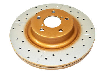 DBA Front Street Series XGold Brake Rotor For 2002-14 Subaru WRX, 13-20 BRZ, 09-13 FXT - DBA650X