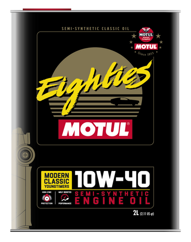 Motul 10W40 Classic Eighties Oil - 10x2L - 110619