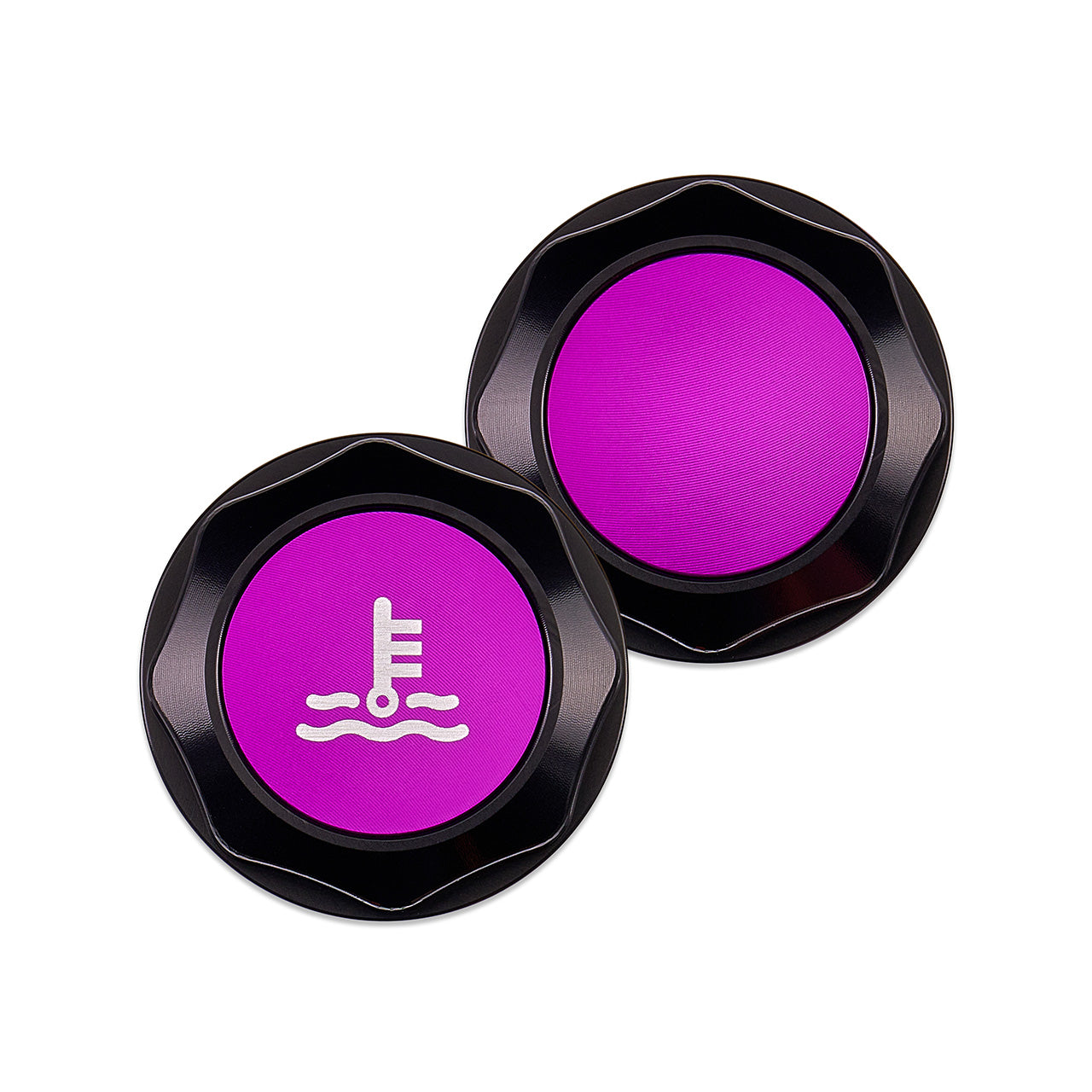 IAG Revolve Coolant Reservoir Cap w/ Anodized Color Accent for 02-26 WRX, 04-21 STI, 05-09 LGT, 04-08 FXT, 13-26 BRZ