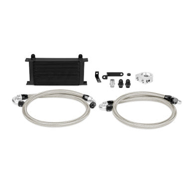 Mishimoto Non-Thermostatic Oil Cooler Kit For 2008-14 Subaru WRX STI - Black - MMOC-STI-08BK