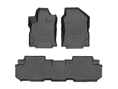 WeatherTech Front & Second Row FloorLiners for 2019+ Subaru Ascent (w/ Bench Seat) - 441475-1-2