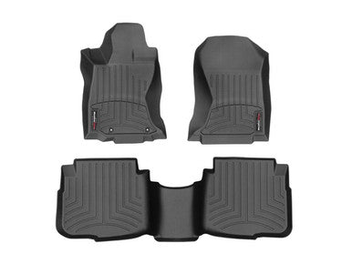 WeatherTech Front & Rear FloorLiner For 2020+ Subaru Legacy - Black - 441583-1-2