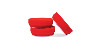 Griots Garage 3in Red Waxing Pads (Set of 3) - Case of 12 - 11263