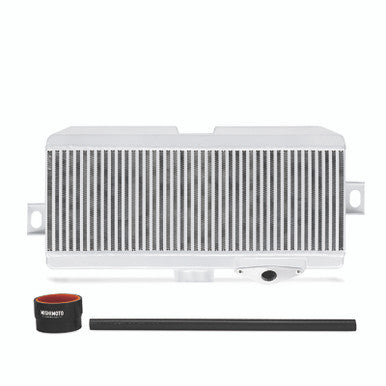Mishimoto Top-Mount Intercooler Kit For 2008-21 Subaru WRX, 08-21 WRX STI - Powder Coated Silver & Black Hoses - MMTMIC-STI-08SLBK