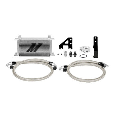 Mishimoto Non-Thermostatic Oil Cooler Kit For 2015-21 Subaru STI - Silver - MMOC-STI-15