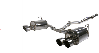 Invidia 15+ Subaru STI 4Dr Q300 Single Layer Stainless Steel Quad Tip Cat-Back Exhaust - HS15STIG2S