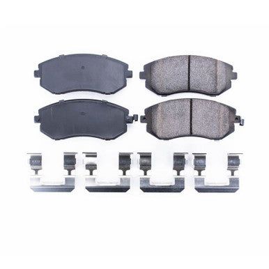 Power Stop Z17 Evolution Ceramic Front Brake Pads w/Hardware For 2003-05 Subaru WRX, 02-10 Impreza - 17-929