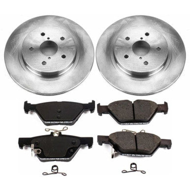 Power Stop Autospecialty Rear Brake Kit For 2016-24 Subaru WRX, 15-22 Legacy, 15-23 Outback - KOE7039