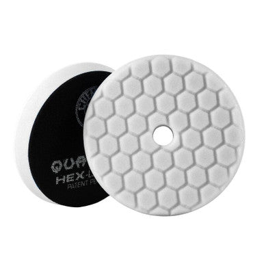 Chemical Guys Hex-Logic Quantum Light-Medium Polishing Pad - White - 6.5in - Case of 12 - BUFX114HEX6