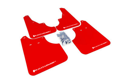 Rally Armor 09-13 Subaru Forester Red UR Mud Flap w/ White Logo - MF11-UR-RD/WH