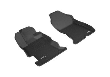 3D MAXpider Kagu 1st Row Floor Mat For 2017-23 Subaru Impreza - Black - L1SB02211509
