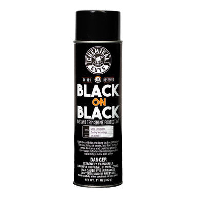 Chemical Guys Black on Black Instant Trim Shine Spray Dressing - 11oz (Case of 6)- AIR_SPRAY_1
