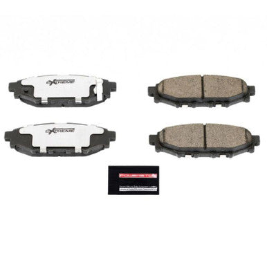 Power Stop Z26 Extreme Street Rear Brake Pads w/Hardware For 2008-21 Subaru WRX, 05-14 Legacy/Outback - Z26-1114