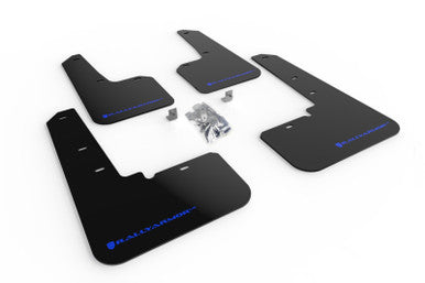 Rally Armor 20-25 Subaru Outback Black UR Mud Flap w/Blue Logo - MF66-UR-BLK/BL