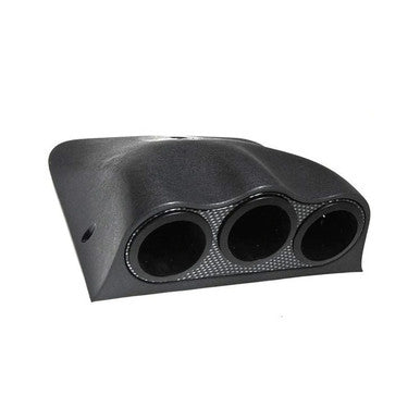 ATI ez-Pod 52mm-60mm Center Dash Triple Gauge Pod for 04-10 Scion tC - Chrome Face Plate