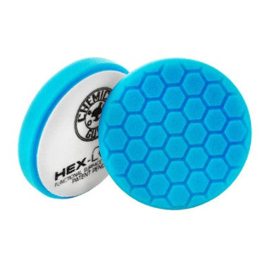 Chemical Guys Hex-Logic Light Polishing/Finishing Pad Blue (6.5 Inch) - Case of 12 - BUFX_105HEX6