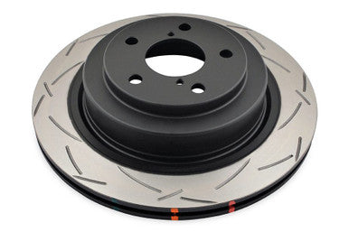 DBA Rear 4000 Series T3 Slotted Brake Rotor For 2006-07 Subaru WRX, 05-08 Legacy GT - DBA4653S