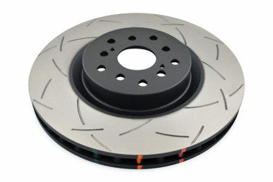 DBA Front 4000 Series T3 Slotted Brake Rotor For 2008-14 Subaru WRX w/ Brembo, 04-17 WRX STI - DBA4654S-10