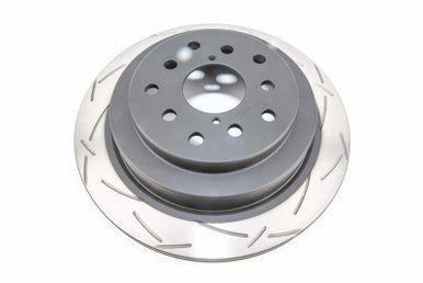 DBA Rear 4000 Series T3 Slotted Brake Rotor For 2004-07 Subaru WRX STI - DBA4656S-10