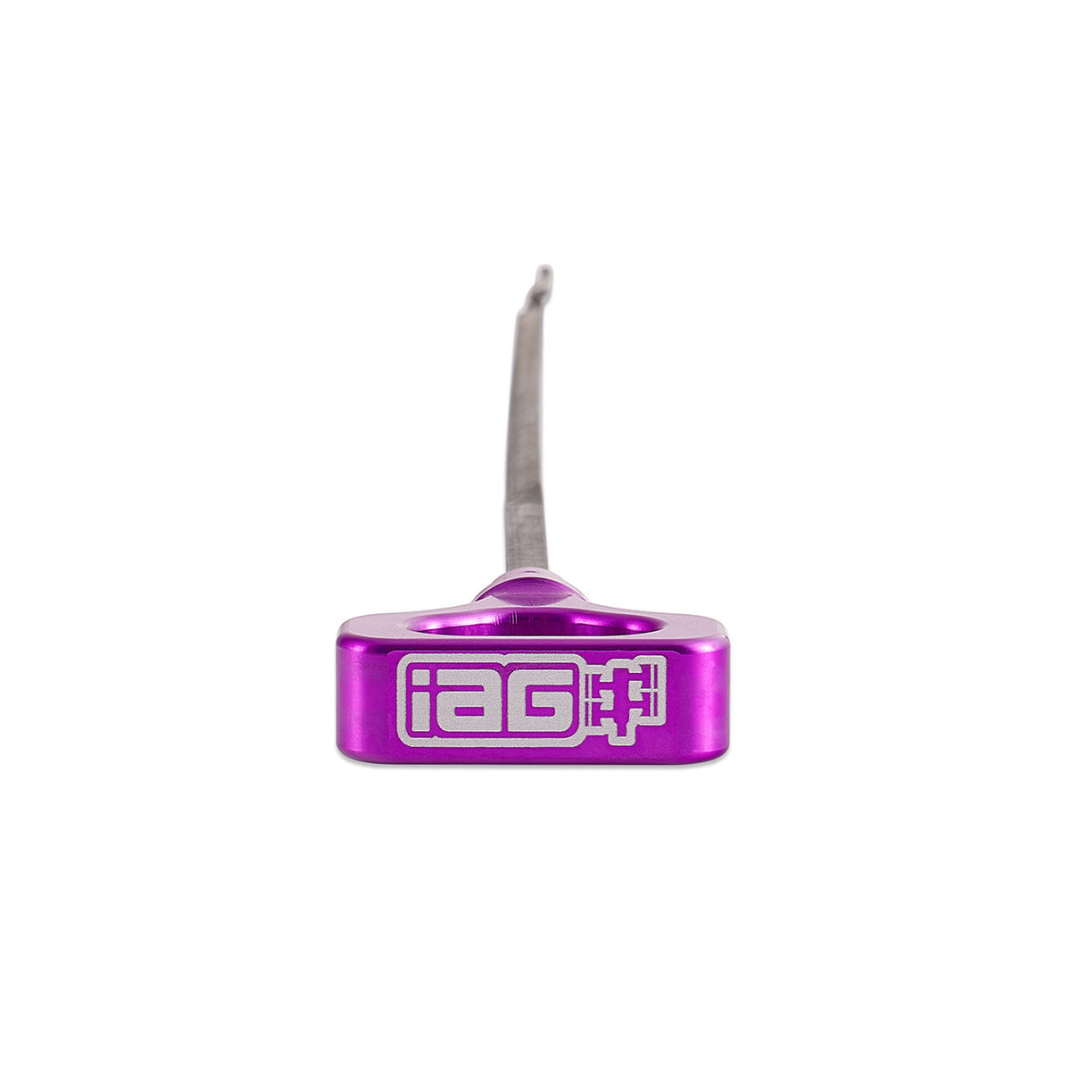 IAG Dipstick With Billet Anodized Handle For 2015-21 WRX & 2014-18 Forester 2.0L - Purple 2