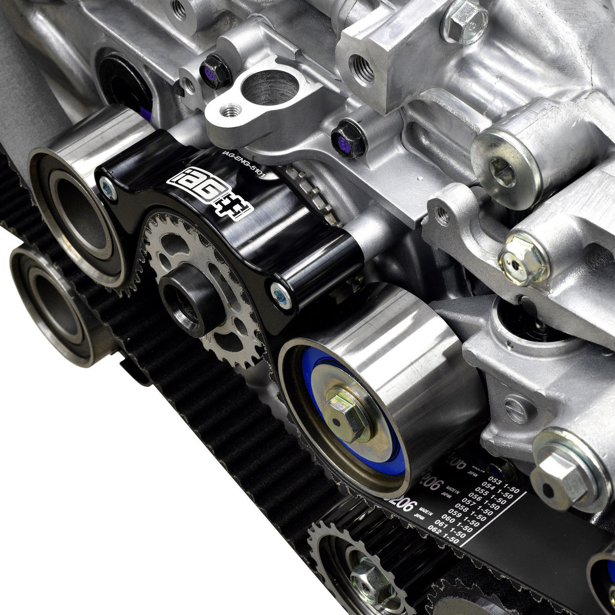 IAG Black Timing Belt Kit for 2002-14 WRX, 2004-21 STI - Install Image 2