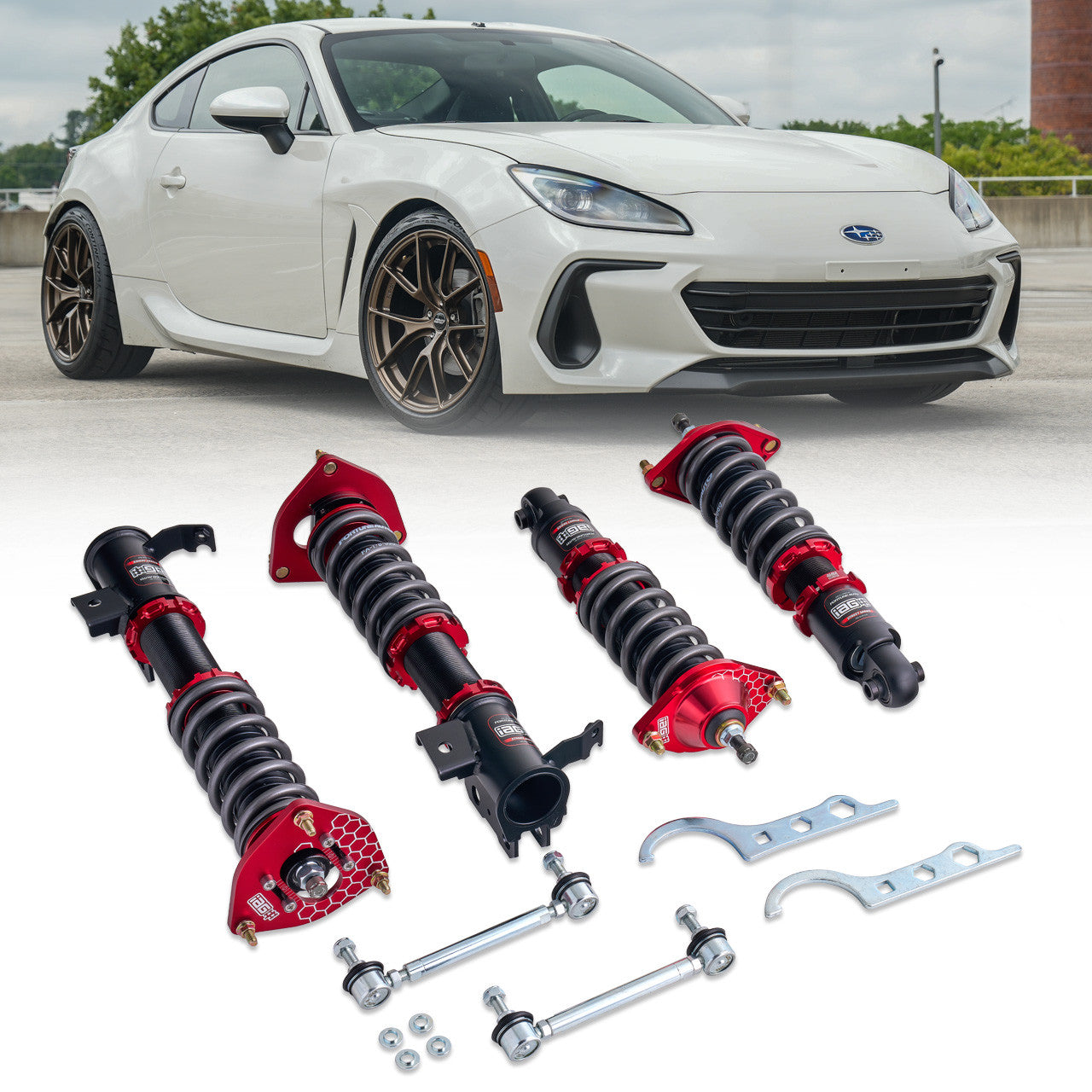 プリンシパル IAG Spec Street Series Coilovers by Fortune Auto for 13-26 BRZ, FR