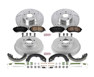 Power Stop Z23 Evolution Sport Front & Rear Brake Kit For 2002-03 Subaru Impreza - K15141DK