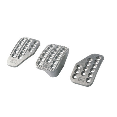 OMP Sand-Blasted Aluminum Pedals (Set of 3) - OA0-1000-003