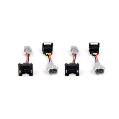FIC Set of 4 Injector Plug Adapters for Jetronic/EV1 (Female) to Denso (Male)