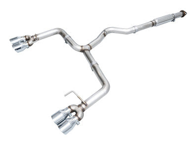 AWE Tuning Track Edition Catback Exhaust For 2022+ VB Subaru WRX - Chrome Silver Tips - 3020-42979