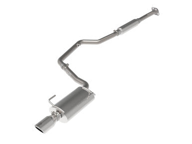 aFe Takeda 2-1/4 IN 304 Stainless Steel Cat-Back Exhaust System w/ Polished Tip for 2012-16 Subaru Impreza - 49-36052-P