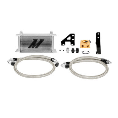 Mishimoto Thermostatic Oil Cooler Kit For 2015-21 Subaru STI - Silver - MMOC-STI-15T