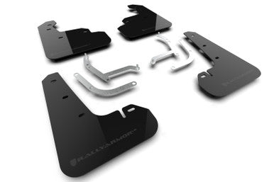 Rally Armor 24-26 Subaru Impreza Black UR Mud Flap w/ Grey Logo - MF105-UR-BLK-GRY