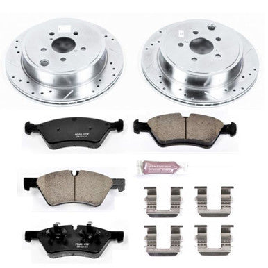 Power Stop Z23 Evolution Sport Rear Brake Kit For 2013-24 Subaru BRZ, 13-16 FR-S, 17-24 86/GR86 - K5883