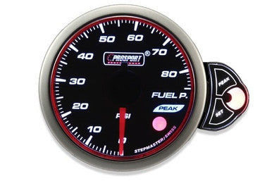 Prosport Halo Series 52mm Electric Fuel Pressure Gauge with Peak & Warning