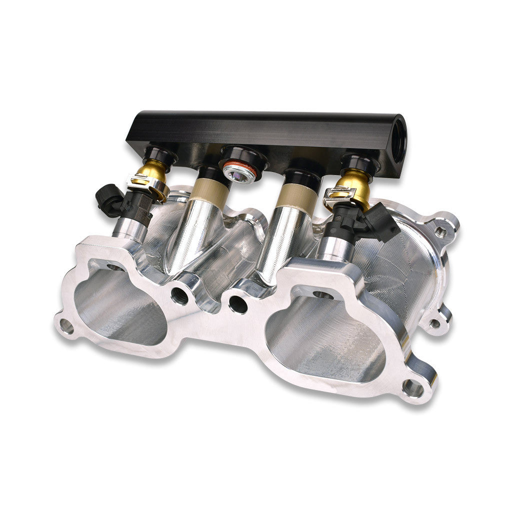 IAG Subaru WRX STI V3 Top Feed Black Fuel Rails
