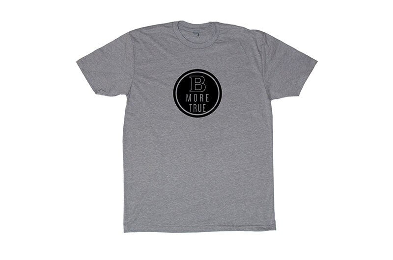 Bmore True Men's Gray T-Shirt