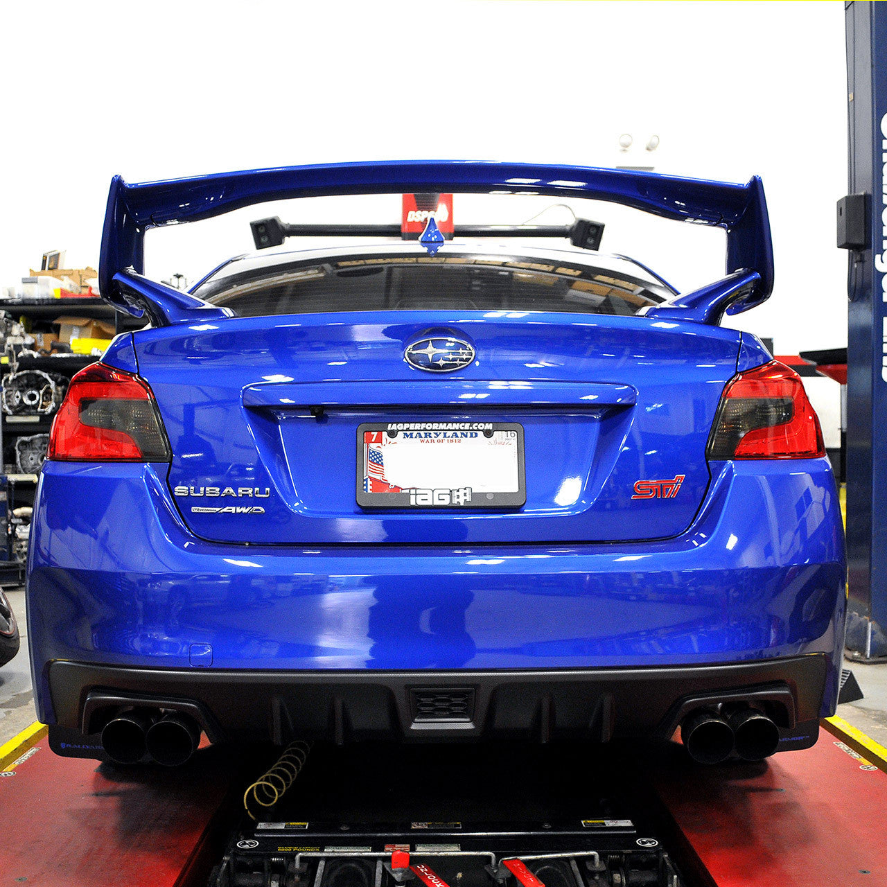 IAG RockBlocker Smoke Reverse Light Overlay Film Kit for 15 - 21 WRX STI Sedan