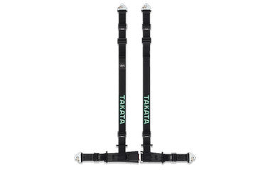 TAKATA Drift II "Snap-On" Street Oriented 4 Point Harness in Black