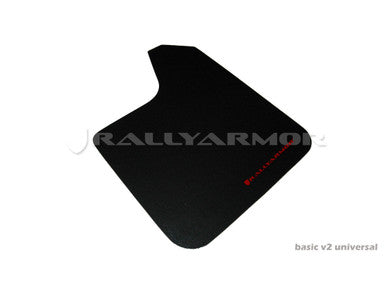 Rally Armor Universal Basic Mud Flap Red Logo