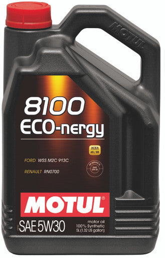 MOTUL 8100 5W30 ECO-NERGY Synthetic Engine Oil - 4x5L (Case of 4) - 102898