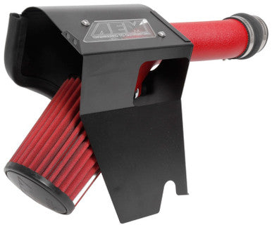 AEM Cold Air Intake System for 2018 Subaru WRX STI 2.5L H4 F/I - Wrinkle Red - 21-836WR