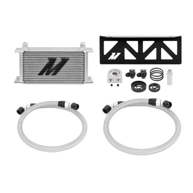 Mishimoto Non-Thermostatic Oil Cooler Kit For 2013-20 Subaru BRZ, 13-16 Scion FR-S - Silver - MMOC-BRZ-13